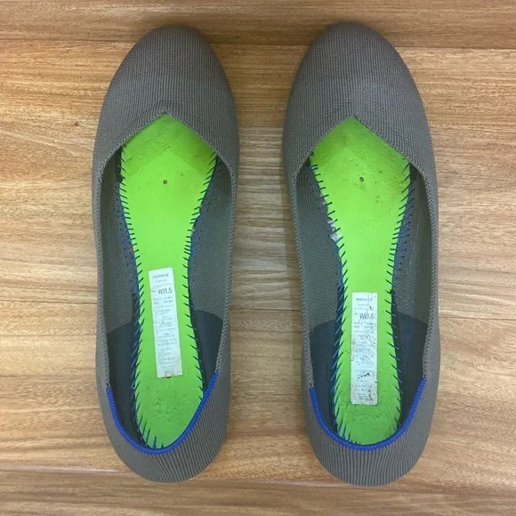 Rothy's Shoes | Women's The Flat - Size 11 1/2 in Grey - Picture 9 of 10